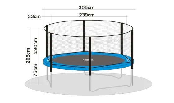 Sicherheitsnetz SuperAir für Trampoline 310 cm