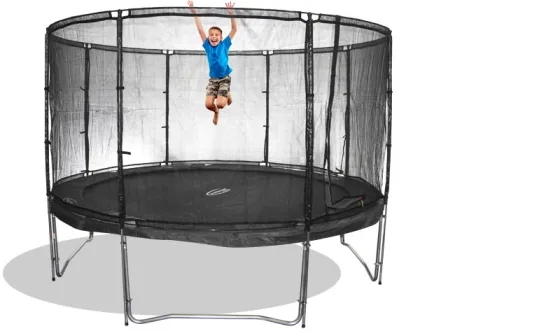 Gartentrampolin Set MegaAir 370cm mit Sicherheitsnetz