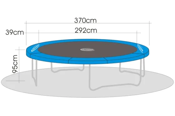 Jumpmax MegaAir Gartentrampolin 370 cm